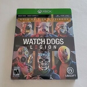 Watch Dogs Legion - Microsoft Xbox One Gold Edition Steelbook X box Series X